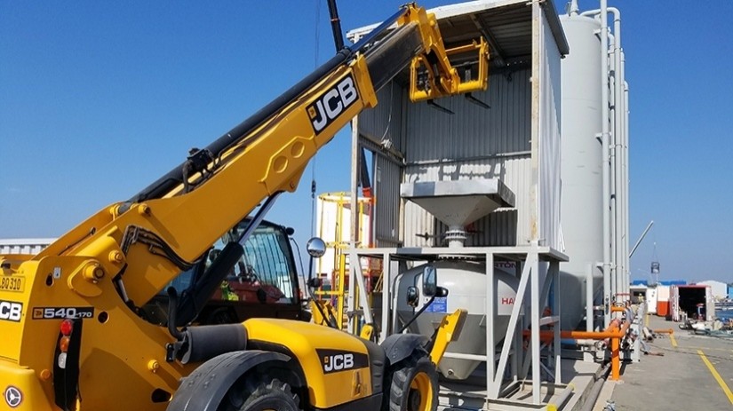 EDT Offshore - Oil & Gas Logistics Shorebase in the New Port of Limassol - Cement & Baryte Dry Bulk Cutting Pod