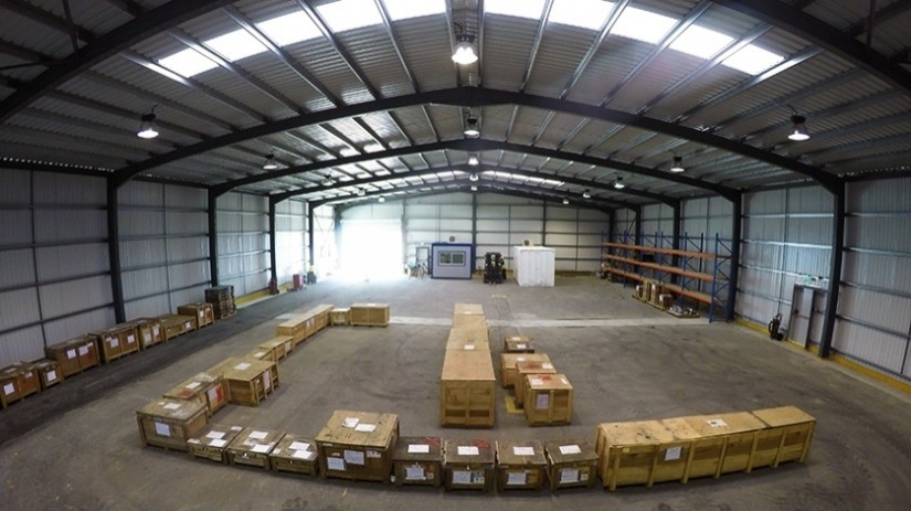 EDT Offshore - Oil & Gas Logistics Shorebase in the New Port of Limassol - Warehouse - Copyright: TOTAL E&P Cyprus B.V.