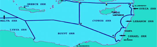The Cyprus SRR (Search And Rescue Region) And The Neighboring SRRs