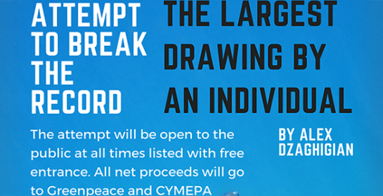 Charitable project The largest drawing by an individual
