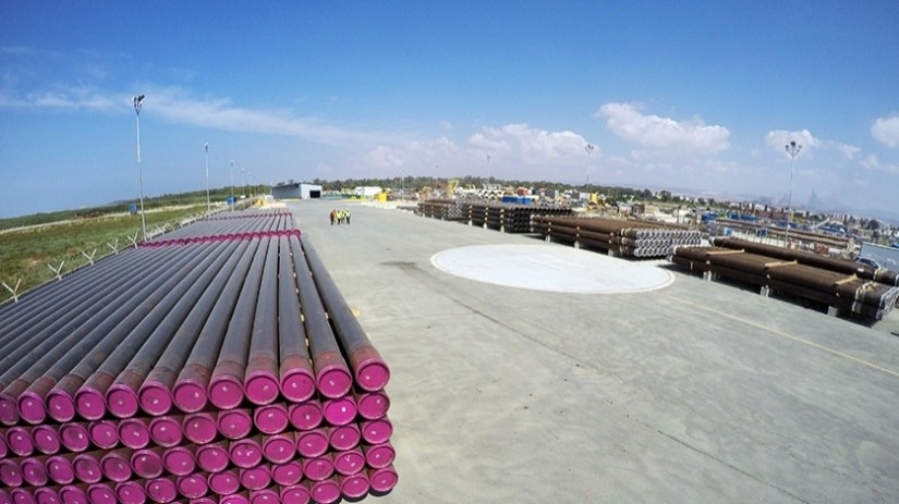EDT Offshore - Oil & Gas Logistics Shorebase in the New Port of Limassol - Pipe Storage Yard - Copyright: TOTAL E&P Cyprus B.V.